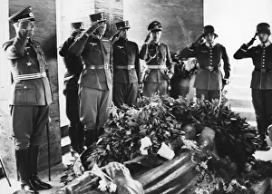 Anschluss Prints: Austrian officers - Anschluss