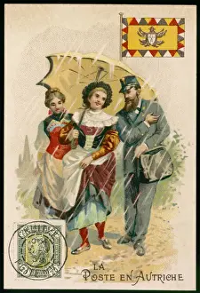 Rainy Prints: Austrian Postman