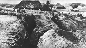 Austrian troops in trenches
