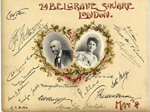 Involved Collection: Autographs and photos on card, Belgrave Square, London