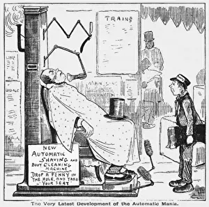 Shave Prints: Automatic shaver and boot polisher