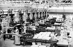 Packing Prints: Automatic soap packing machines, Port Sunlight, early 1900s