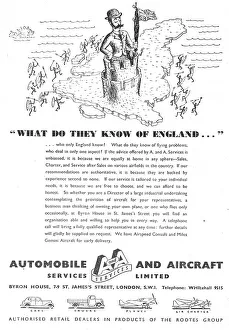 Brokerage Prints: Automobile & Aircraft Services - Aircraft
