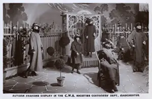 Cooperative Prints: Autumn Fashions displayed - C. W.s Societies, Manchester