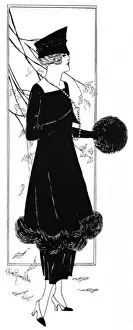 An autumn gown from Madame Barris, 1917