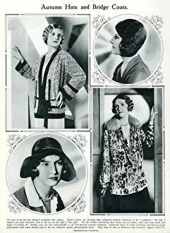 Autumn hats and bridge coats 1929