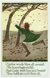 Autumnal Prints: Autumn leaves by Rie Cramer