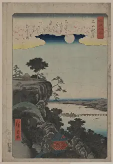 Autumn moon at Ishiyama