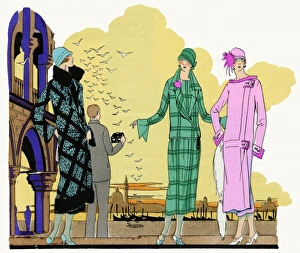 Patou Collection: Three autumn outfits by Beer, Redfern and Jean Patou