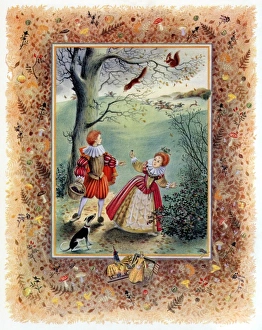 Girl Picking Berries
