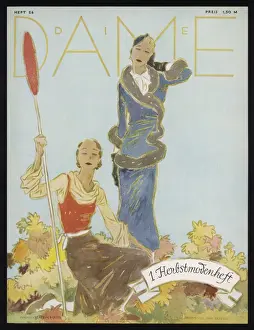 C1930 Prints: Autumn Women C1930