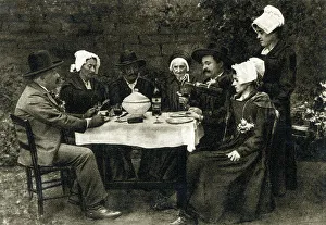Auvergne Prints: Auvergne, France - La soupe aux choux