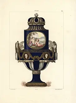 Edouardgarnier Prints: Aux Colombes vase by Sevres