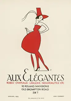 Londons Prints: Aux Elegantes Poster