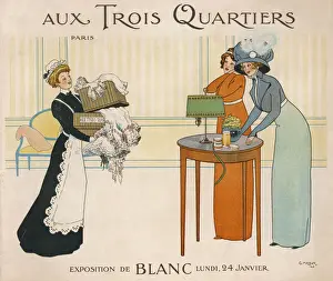 Directoire Prints: AUX TROIS QUARTIERS 1909