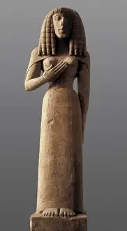 The Auxerre Godess. 640 -630 BC. Archaic Greek