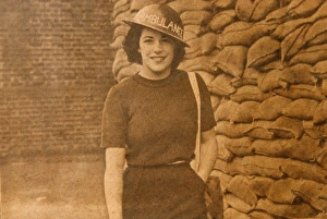 Images Dated 16th November 2016: Auxiliary Ambulance Girl - Wartime London