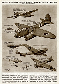 Additional Gallery: Auxiliary fuel tanks for increasing range by G. H. Davis