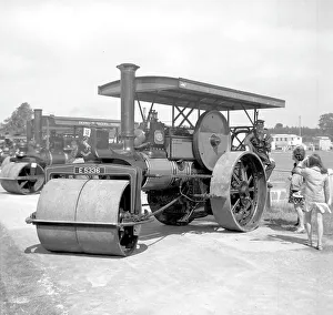 Stafford Prints: Aveling and Porter Road Roller number 9128 Major