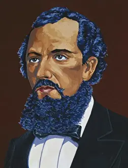 Solemn Prints: AVELLANEDA, Nicol᳠(1837-1885). Argentinian politician