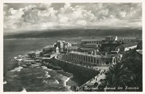 Images Dated 12th February 2021: Avenue des Francais - Beirut in Lebanon