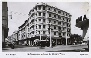 Images Dated 2nd June 2017: Avenue du General d Amade, Casablanca, Morocco