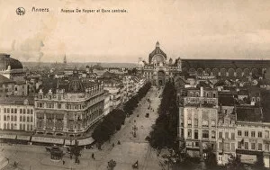 Anvers Gallery: Avenue of the Kaiser and Central Station, Antwerp, Belgium