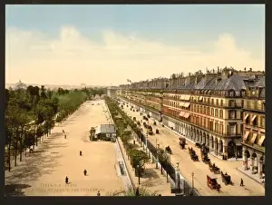 Rivoli Prints: Avenue de la opera (i. e. Rue de Rivoli) and the garden of th