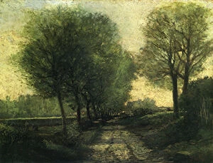 Impressionist Gallery: Avenue near a Small Town Date: 1865