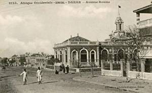 Senegalese Gallery: Avenue Roume in Dakar, Senegal