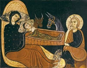 Nativity Gallery: Avia, master of (120- ). Altar Frontal from Avi஠