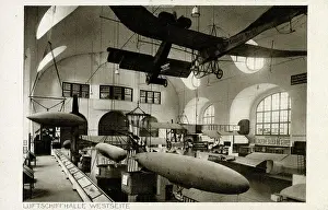 Displayed Prints: Aviation display in the Deutsches Museum, Munich, Germany