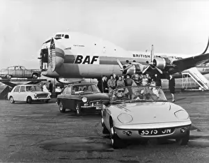 Pont Prints: Aviation Traders ATL-98 Carvair G-ASKN Pont DAvignon