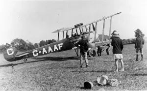 504k Prints: Avro 504K G-aAF being used for joyriding c1925