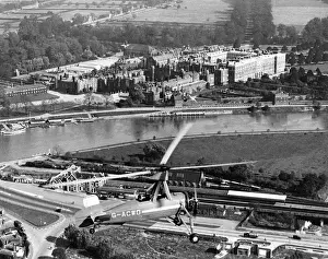 Avro 671 Cierva C30A G-ACWO over Hampton Court