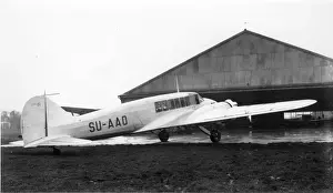 Anson Prints: Avro Anson II SU-aO of the Egyptian Government
