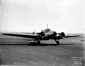Anson Prints: Avro Anson T20 prototype VM305