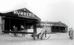 AVRO Duigan Biplane, Humber Works, Coventry early 1900s