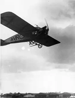 Avro F cabin monoplane at Brooklands in 1912