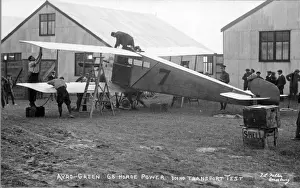 Larkhill Prints: The Avro G being assembled at Larkhill in August 1912