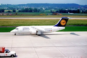 Lufthansa Prints: Avro International RJ85 D-AVRF