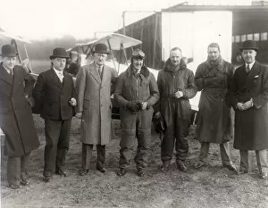 Higgins Collection: Avro From left: Roy Dobson, Sir John Higgins