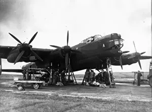 Avro Lincoln B2 RF483 at RAF St Mawgan, Cornwall