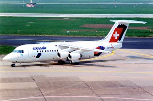 Aerospace Prints: Avro RJ100 HB-IXR
