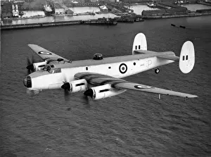 Avro Shackleton MR1 VW135 the third prototype flying off