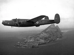 Avro Collection: Avro Shackleton MR2 WL751 overflying the Rock of Gibraltar
