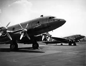 Avro Tudor 4 G-AHNK Star Lion of BSa and Tudor 1 G-AGRK