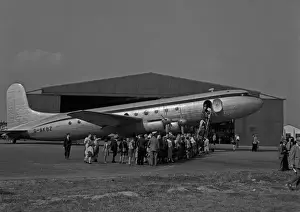 Scrapped Prints: Avro Tudor Mk. V G-AKBZ BOAC Stansted