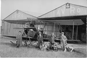 Elliot Prints: Avro Type D In the aircraft is Lusteed