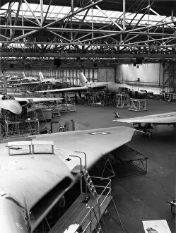 Images Dated 25th January 2014: Avro Vulcan production line